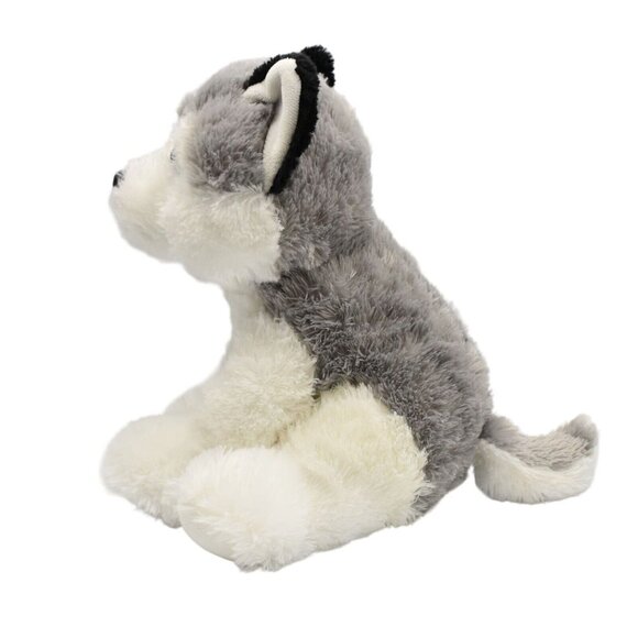 Aurora World Siberian Husky Plush Toy Stuffed Animal Blue Eye Gray White 14" - Picture 2 of 7